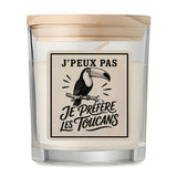 Bougie Parfumée Vanille J’peux pas je préfère les Toucans