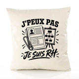 Housse de Coussin J’peux pas je suis RH