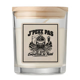 Bougie Parfumée Vanille J’peux pas je suis Conducteur de train