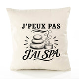 Housse de Coussin J’peux pas j’ai Spa