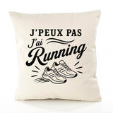 Housse de Coussin J’peux pas j’ai Running