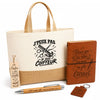 Coffret Cadeau J’peux pas je suis Coiffeur – Sac jute, carnet, stylo, porte-clés et marque-page