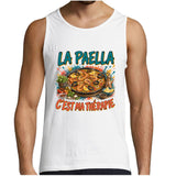 Débardeur Homme La paella c'est ma thérapie