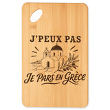 Planche à Découper J’peux pas je pars en Grèce