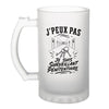 Verre à Bière J’peux pas je suis Surveillant pénitentiaire