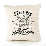 Housse de Coussin J’peux pas je suis Marin-pompier