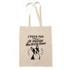 Tote Bag Beige J’peux pas je préfère mon Boston Terrier