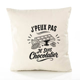 Housse de Coussin J’peux pas je suis Chocolatier