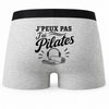 Boxer Homme J’peux pas j’ai Pilates – Impression au dos