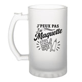 Verre à Bière J’peux pas j’ai Maquette