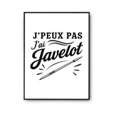 Poster J’peux pas j’ai Javelot
