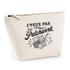 Trousse Beige J’peux pas j’ai Patchwork