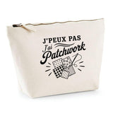 Trousse Beige J’peux pas j’ai Patchwork