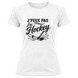 T-shirt de Sport Femme J’peux pas j’ai Hockey
