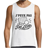 Débardeur Homme J’peux pas j’ai Loto