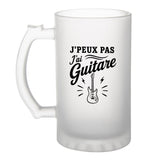 Verre à Bière J’peux pas j’ai Guitare – guitare électrique