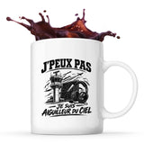 Mug J’peux pas je suis Aiguilleur du ciel