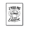 Poster J’peux pas je suis Éboueur