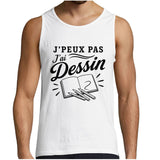 Débardeur Homme J’peux pas j’ai Dessin