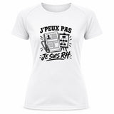 T-shirt de Sport Femme J’peux pas je suis RH
