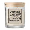 Bougie Parfumée Vanille J’peux pas j’ai Dégustation