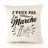 Housse de Coussin J’peux pas j’ai Marche