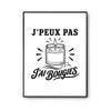 Poster J’peux pas j’ai Bougies