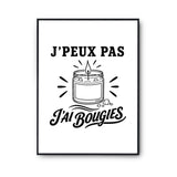 Poster J’peux pas j’ai Bougies