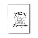 Poster J’peux pas je suis Nounou