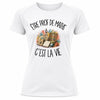 T-shirt de Sport Femme Être prof de maths c'est la vie