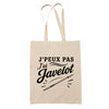 Tote Bag Beige J’peux pas j’ai Javelot