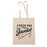 Tote Bag Beige J’peux pas j’ai Javelot