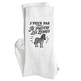 Chaussettes Homme Femme J’peux pas je préfère les Zèbres
