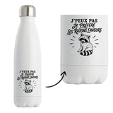 Gourde Isotherme J’peux pas je préfère les Ratons laveurs
