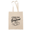 Tote Bag Beige J’peux pas j’ai Bodyboard