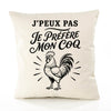 Housse de Coussin J’peux pas je préfère mon Coq