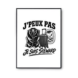 Poster J’peux pas je suis Steward