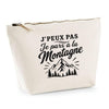 Trousse Beige J’peux pas je pars à la Montagne
