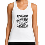 Débardeur Femme J’peux pas je suis Architecte