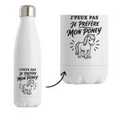 Gourde Isotherme J’peux pas je préfère mon Poney