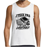 Débardeur Homme J’peux pas je suis Comptable