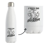 Gourde Isotherme J’peux pas je suis Infirmier