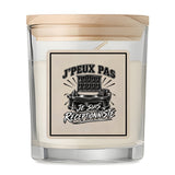 Bougie Parfumée Vanille J’peux pas je suis Réceptionniste