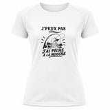 T-shirt de Sport Femme J’peux pas j’ai Pêche à la mouche