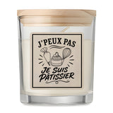 Bougie Parfumée Vanille J’peux pas je suis Pâtissier