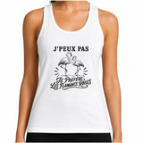 Débardeur Femme J’peux pas je préfère les Flamants roses