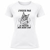 T-shirt de Sport Femme J’peux pas je préfère mon Maine Coon