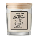 Bougie Parfumée Vanille J’peux pas je préfère les Kangourous