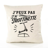 Housse de Coussin J’peux pas j’ai Trottinette