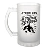 Verre à Bière J’peux pas je préfère les Orques
